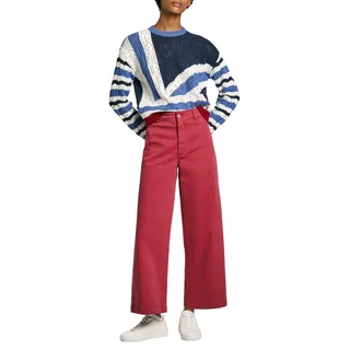 Pepe Jeans Damen Tania Hose, Rot (Burnt Red), 30 W/30 L