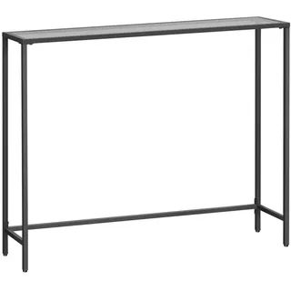 Mid.you Konsolentisch , Goldfarben , Metall, Glas , eckig , 100.5x80x20 cm , Wohnzimmer, Wohnzimmertische, Konsolentische