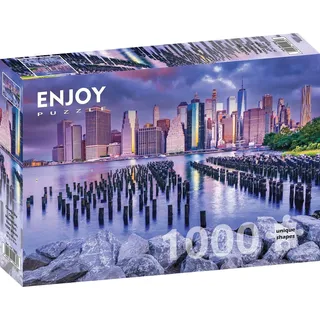 ENJOY Puzzle Bewölkter Himmel über Manhattan, New York 1000 Teile