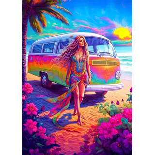 Viel Spass Beim Puzzle Im Herzen Von Hippie 1000 Dlks