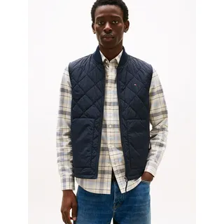 Tommy Hilfiger Steppweste »DIAMOND QUILTED VEST« mit Rautenmuster, blau