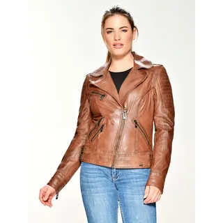 Maze Kurzjacke "Lederjacke Colbynord", cognac