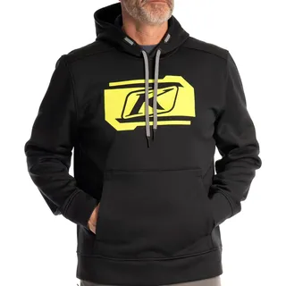 Klim Zone, Kapuzenpullover - Schwarz/Neon-Gelb - XL