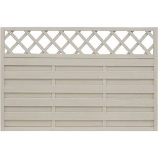 Sichtschutzzaun-Element Country Cream lasiert 120 cm x 180 cm