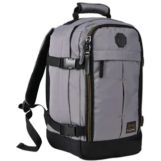 Cabin Max Metz Kleiner Rucksack – 20 Liter Stowaway Reisetasche 40x20x25 cm – Ryanair Kabinengepäck – Ideal als Handgepäck im Flugzeug (Apache Grau, 40 x 20 x 25cm)