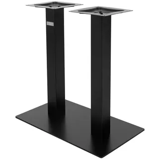 ML-Design Tischgestell Doppel, Schwarz, Höhe 72cm, Metall , 43x72x70 cm , Esszimmer, Esstische, Tischsysteme, Tischgestell