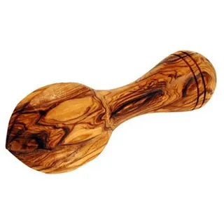 ZITRUSPRESSE AUS OLIVENHOLZ 14cm von Mastro Leonardo - Handarbeit aus Italien (Citruspresse / Orangenpresse / Zitronenpresse)