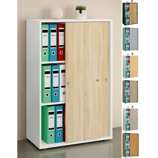 VCM Lona Aktenschrank 70 x 37 x 111 braun