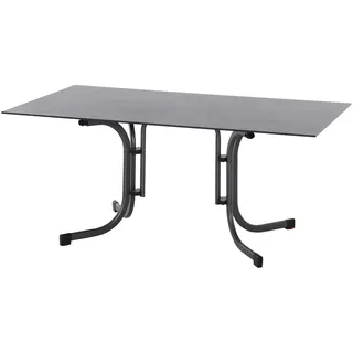 Siena Garden Sola Klapptisch 160 x 90 x 71 cm anthrazit/dark stone