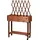 Rollbares Hochbeet 130 x 79 x 28,5 cm Braun