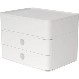 HAN Schubladenbox Allison 19,5 x 26 x 19 cm 19-tlg. weiß