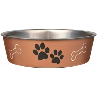 Loving Pets 1781 Metallic Bella Schüssel Dog Bowl, M, 750 ml, Kupfer