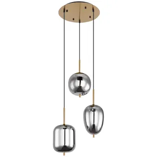 GLOBO Blacky I 1-flg. 46 cm rund Messingfarben