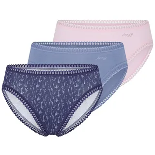 Sloggi 3er Pack GO Crush - Damen - Slip - Unterhose - Unterwäsche - Atmungsaktiv