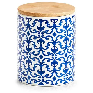 Zeller Vorratsdose blau/weiß Ø 9,5 x 12,2 cm 0,6 l