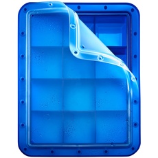 Bild von 240765 Ice Former Arctic Würfel 5cm blau Eiswürfelform für 12 Eiswürfel mit Deckel