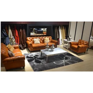 Chesterfield 3+2+1 Sofa Couch Polster Garnitur Set Sofas Couchen Sitzer BMS II