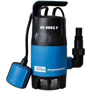 Güde Schmutzwassertauchpumpe GS 4002 P 400 W, 7500 l/h, max 5 m Förderhöhe, 10 m Anschlusskabel