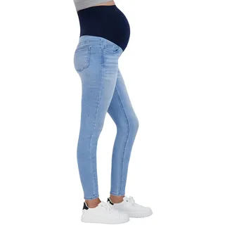 Savi Parker Damen Umstandsjeans über dem Bauch – Schwangerschaftskleidung für alle Jahreszeiten, Umstandshose – 73,7 cm Schrittlänge