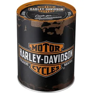 Nostalgic-Art Spardose Harley-Davidson Genuine Logo - Motorradzubehör – Geschenkideen