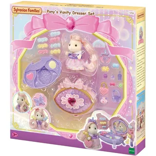 sylvanian families Schminkkommode mit Pony Figur 10 cm
