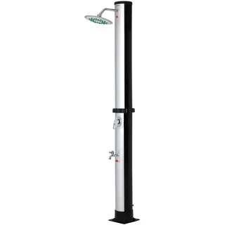 Solardusche Silber/Schwarz 35L