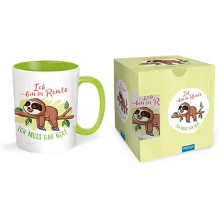 Trötsch Verlag Kaffeetasse 0,3 l Grün 3 St.