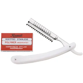 Kismet Rasiermesser Friseurmesser- Set inklusive 6 Klingen