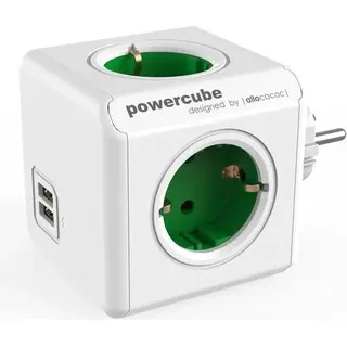 POWERCUBE Original USB + Original USBUSB - Grün, Weiß