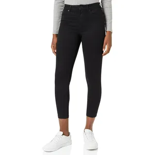 VERO Moda Damen Vmsophia Hw Sk Soft Vi110 Petite Noos Jeans, Farbe: Schwarz, Größe S 28L EU