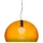 FL/Y 1-flg. 52 cm halbkugelförmig orange transparent