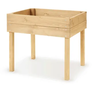 matrasa Kinderhochbeet - Hochbeet aus Holz für Kinder - Kinderbeet Pflanzbeet Gemüsebeet 50x45x45cm