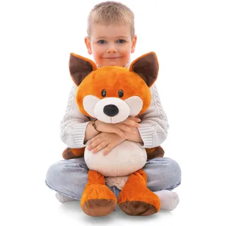 NICI Kuscheltier Fuchs Fabio 50cm - orange - Weiches Plüschtier – niedliches Stofftier zum Kuscheln & Spielen – tolle Geschenkidee für Kinder & Erwachsene | 65697