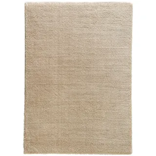 Astra Hochflorteppich , Braun, Hellbraun , Textil , Uni , rechteckig , 133x190 cm , Bsci, Oeko-Tex® Standard 100 , für Fußbodenheizung geeignet, antistatisch, pflegeleicht , Teppiche und Böden, Teppiche, Hochflorteppiche & Shaggys
