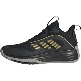 adidas Herren Own The Game 3 Shoes, Core Black/Gold Metallic/MGH Solid Grey, 50 2/3 EU