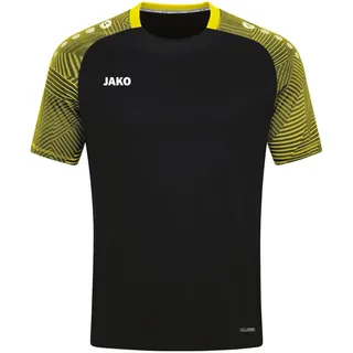 Jako Kinder T-Shirt Performance, Schwarz/Soft Yellow, 164