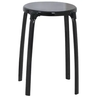 RIDDER Assistent Bad-Hocker Rundhocker Duschhocker schwarz