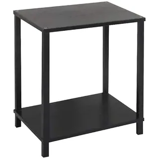 MIMBRE NATURAL Tisch aus MDF, dunkel, flach, aus Holz, ideal für Jede Ecke des Hauses, 40 x 30 x 18 cm