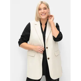Sheego Kurzweste, beige