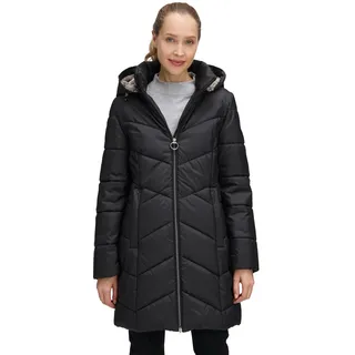 Betty Barclay Damen Outdoorjacke mit Abnehmbarer Kapuze 40, Schwarz