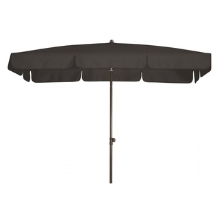 Doppler WATERPROOF III Sonnenschirm wasserdicht & höhenverstellbar 185 x 120cm anthrazit