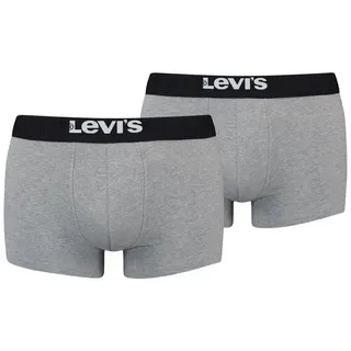 Levi's LEVIS MEN SOLID BASIC TRUNK grau S 2er Pack