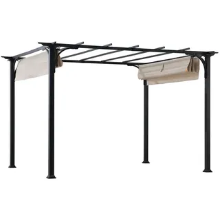 Modante Pavillon , Metall , rechteckig , 363x225x277 cm , wetterfest, UV-beständig , Sonnenschutz, Pavillons