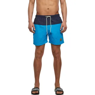 Urban Classics Herren Badehose Block Swim Shorts nvy/tur 3XL