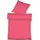 Provence unifarben Pink 200 x 220 cm + 2 x 80 x 80 cm