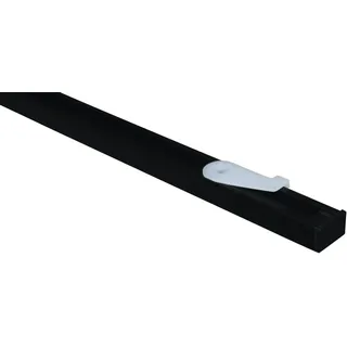 GARDINIA Vorhangschienen-Set Lucy« 1-läufig Schwarz-Matt 160 cm