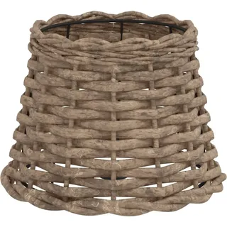 vidaXL Lampenschirm Braun Ø20x15 cm Korbweide - Braun