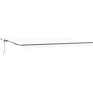 vidaXL Markisenstoff Weiß 600 x 300 cm Polyester - Weiß