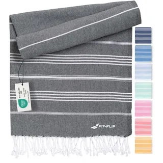 Fit-Flip Hamamtuch aus 100% Baumwolle saugfähig und schnelltrocknend