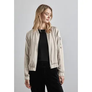 STREET ONE Damen A212259 Satin-Blouson, Smooth sand beige 36